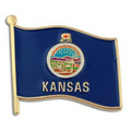 Kansas State Flag Pin